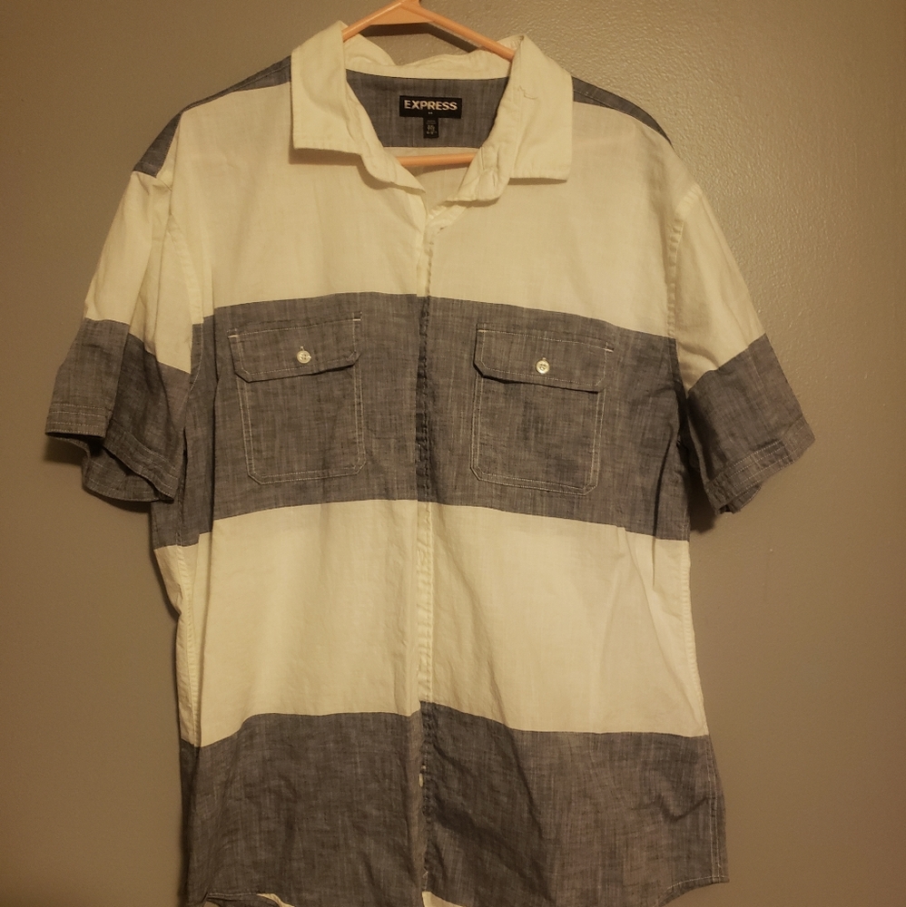Express Mens ButtonUp XXL